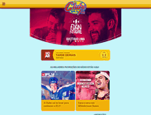 Tablet Screenshot of clube.fm